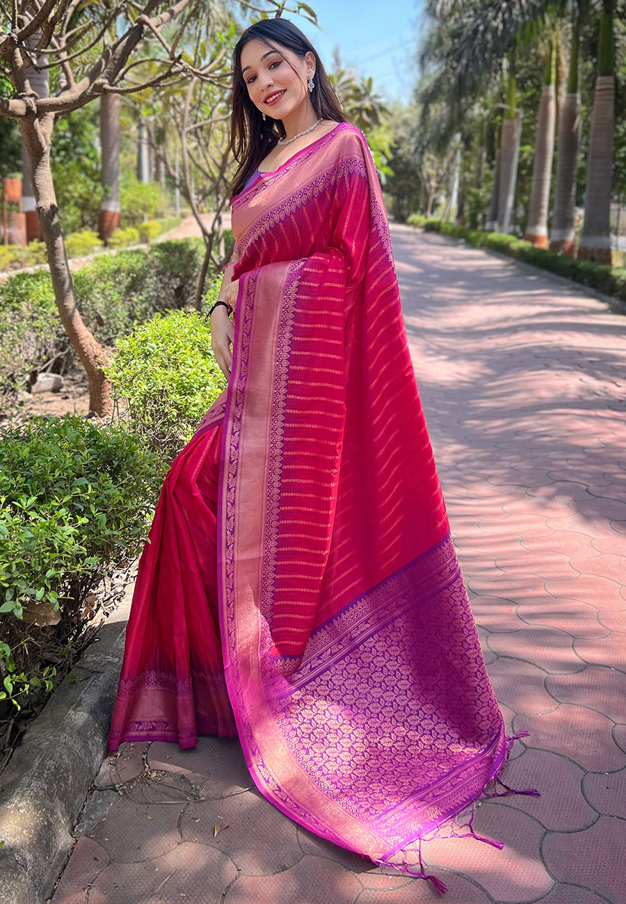 Breathtaking Soft Silk Saree with | Unmatched Beauty for Grand Occasions