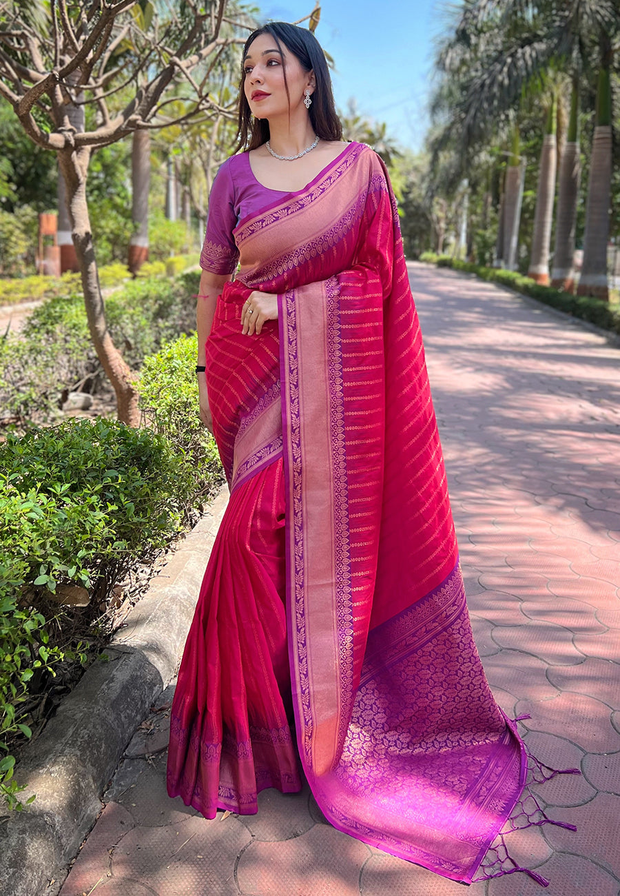 Breathtaking Soft Silk Saree with | Unmatched Beauty for Grand Occasions