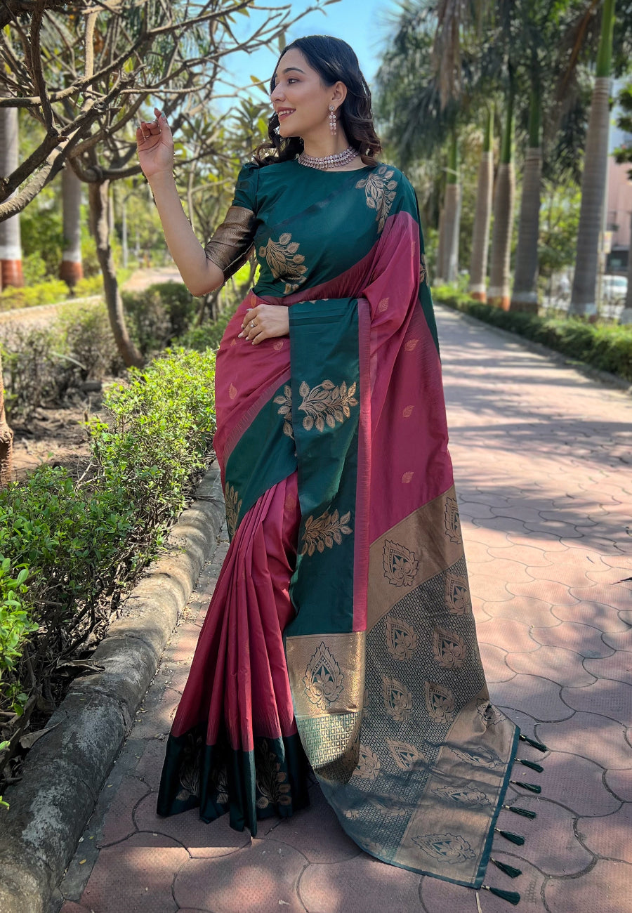 Radiant Soft Silk Saree with | Perfect for Special Celebrations