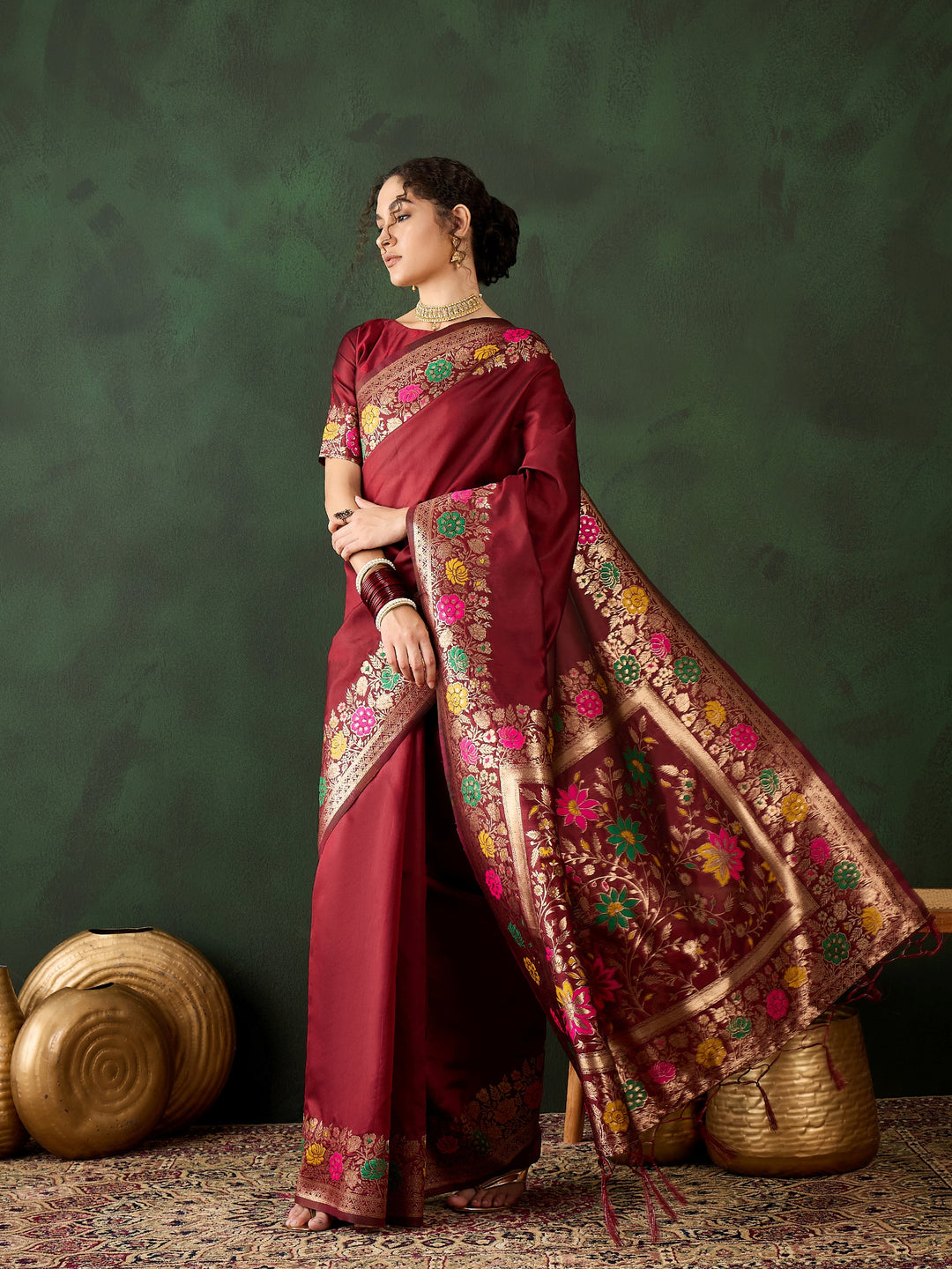 Charming Silk Saree with | An Exclusive Designer Masterpiece