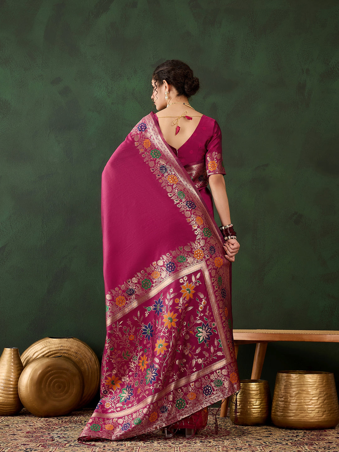 Charming Silk Saree with | An Exclusive Designer Masterpiece