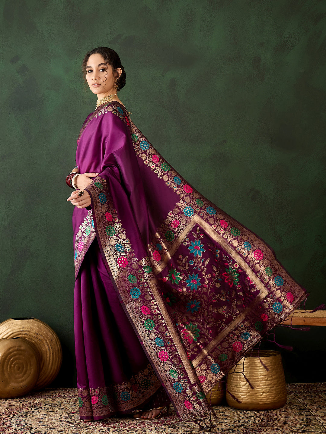 Charming Silk Saree with | An Exclusive Designer Masterpiece