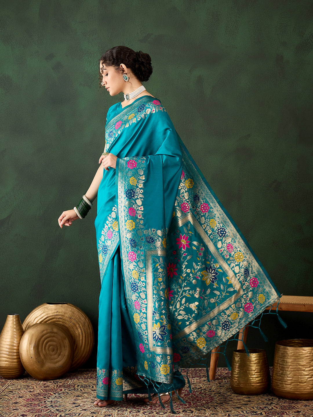 Charming Silk Saree with | An Exclusive Designer Masterpiece