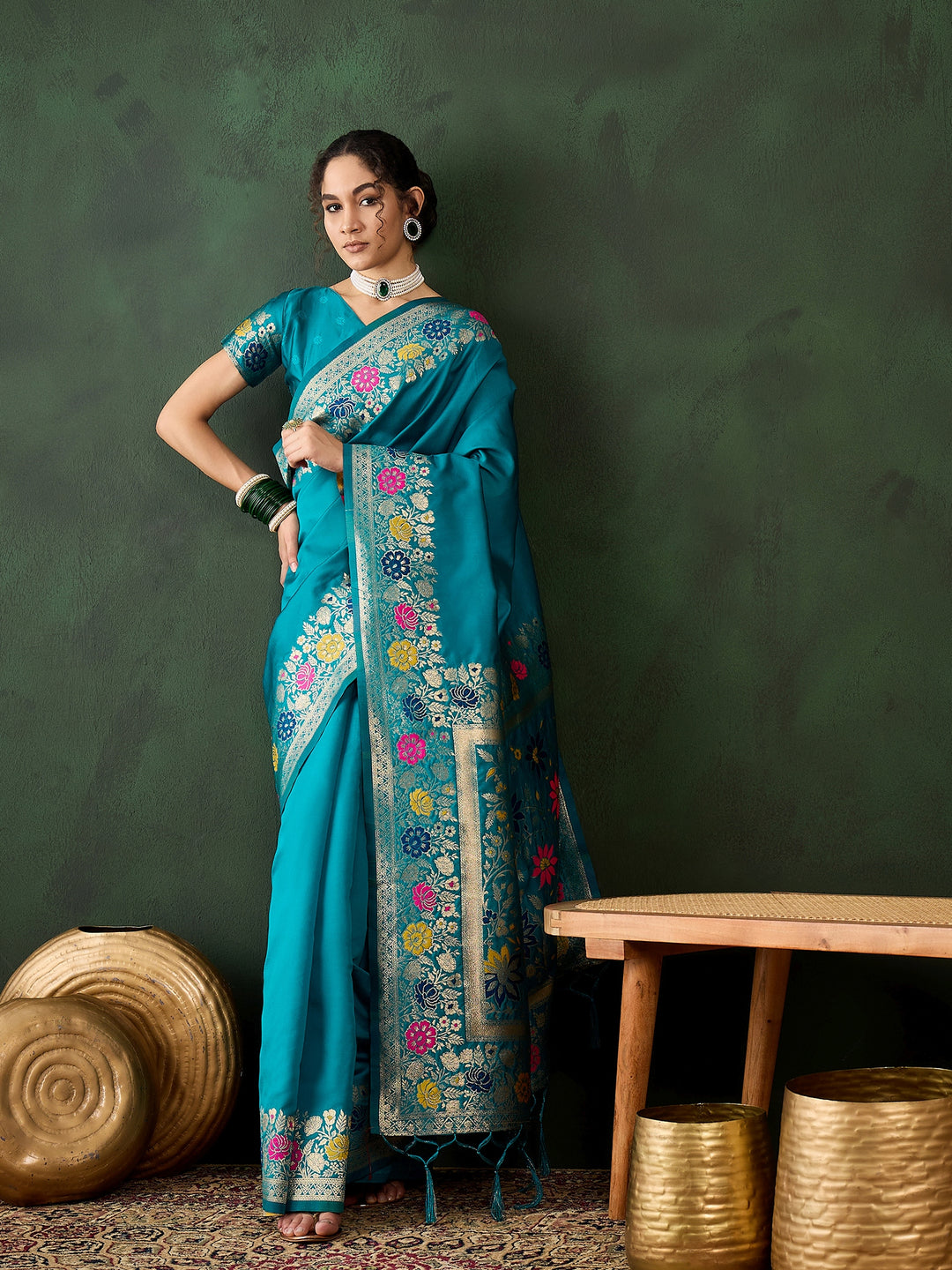 Charming Silk Saree with | An Exclusive Designer Masterpiece