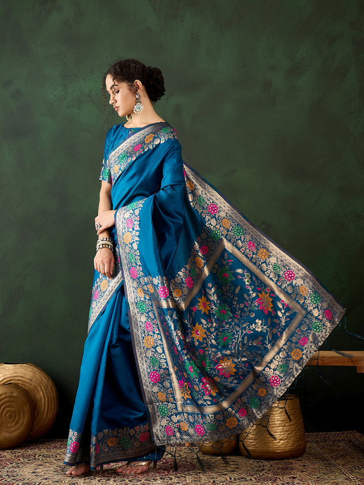 Charming Silk Saree with | An Exclusive Designer Masterpiece