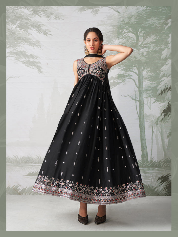 Rangoli Georgette Anarkali | Elegant Festive Wear for Women & Occasions