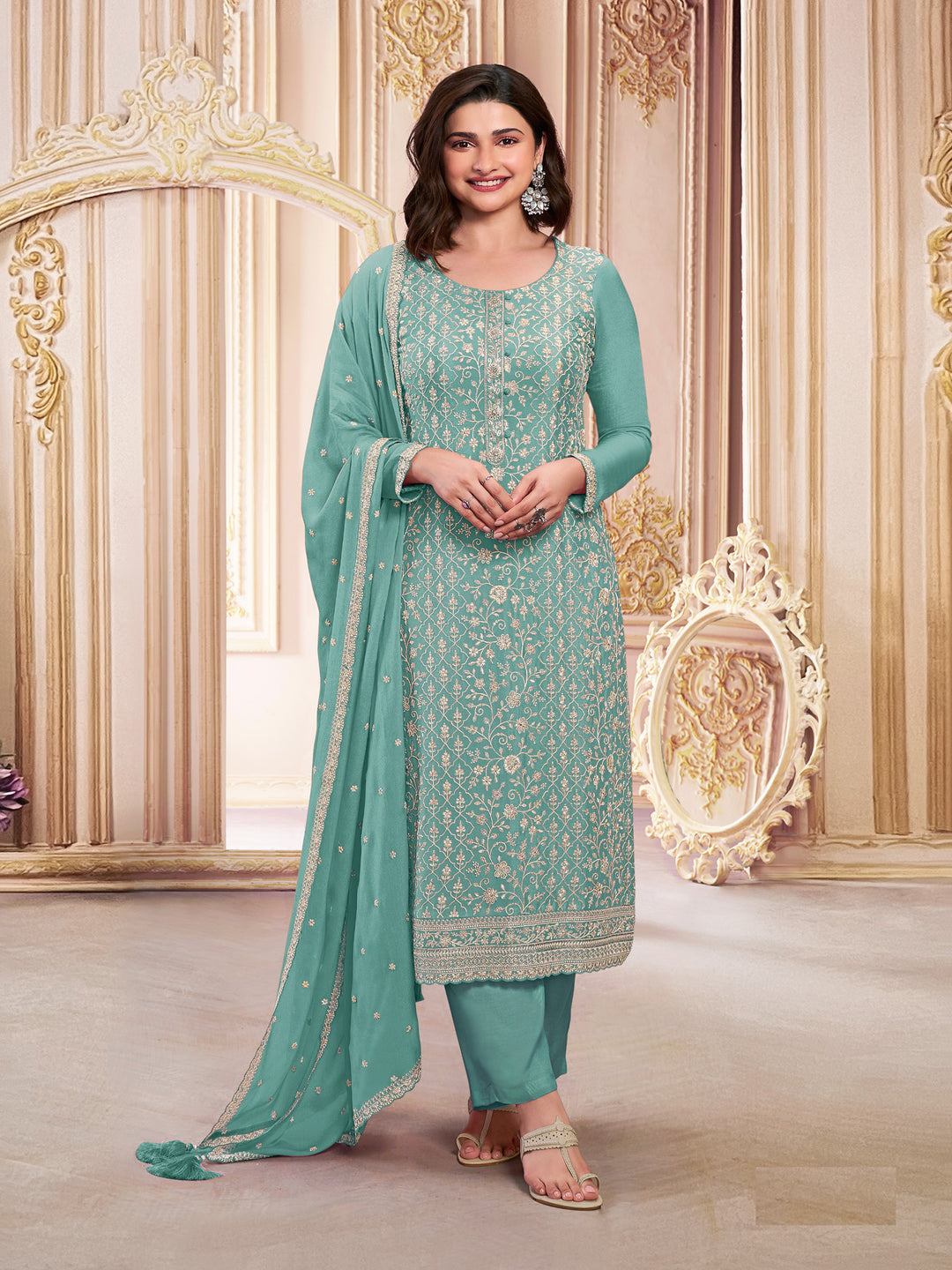 Chic Georgette Salwar Kameez for Women | Premium Fabric, Modern Traditional Design