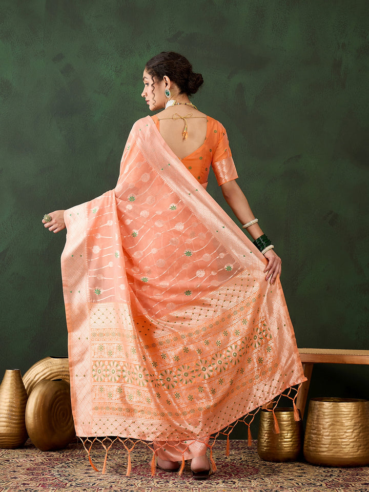 Radiant Poly Cotton Saree with | A Graceful Addition to Your Wardrobe