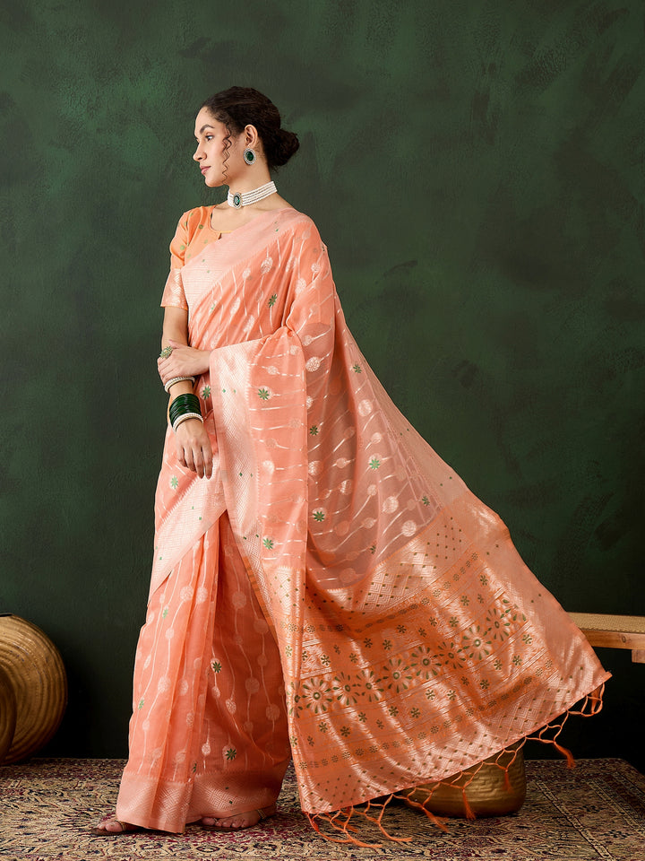 Radiant Poly Cotton Saree with | A Graceful Addition to Your Wardrobe