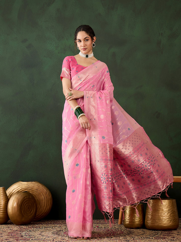 Radiant Poly Cotton Saree with | A Graceful Addition to Your Wardrobe