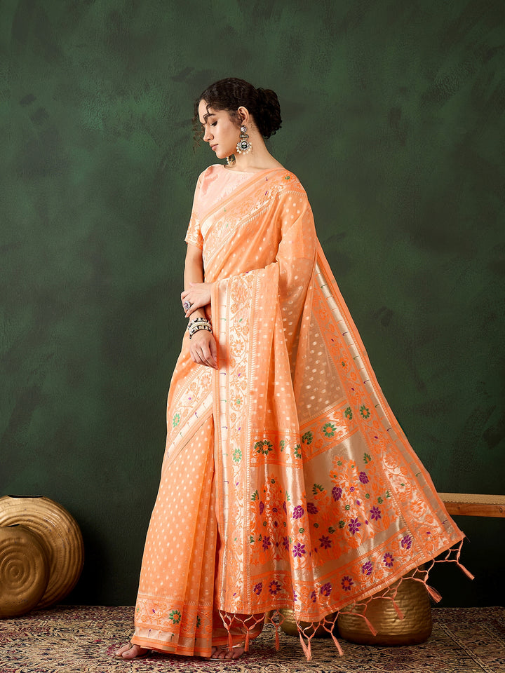 Charming Poly Cotton Saree with | Crafted for Timeless Elegance