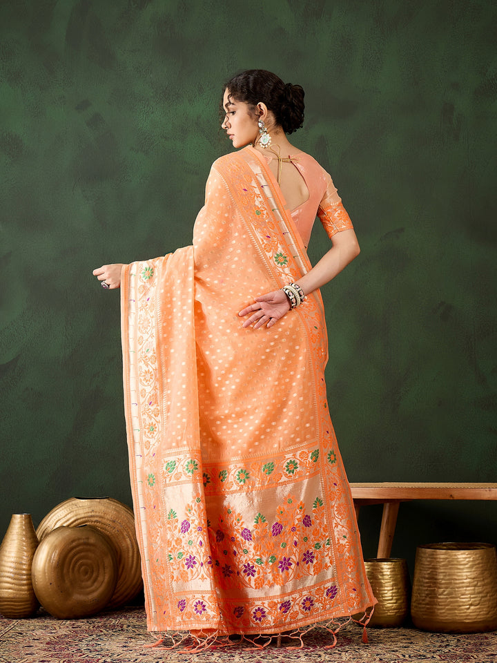 Charming Poly Cotton Saree with | Crafted for Timeless Elegance