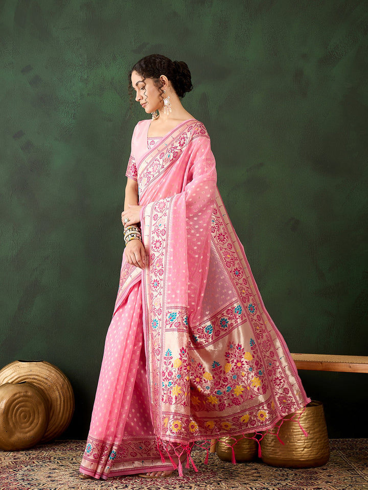 Charming Poly Cotton Saree with | Crafted for Timeless Elegance