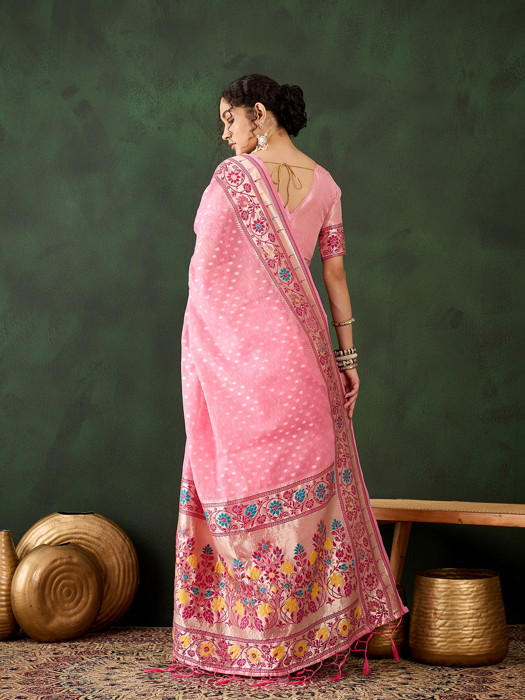 Charming Poly Cotton Saree with | Crafted for Timeless Elegance