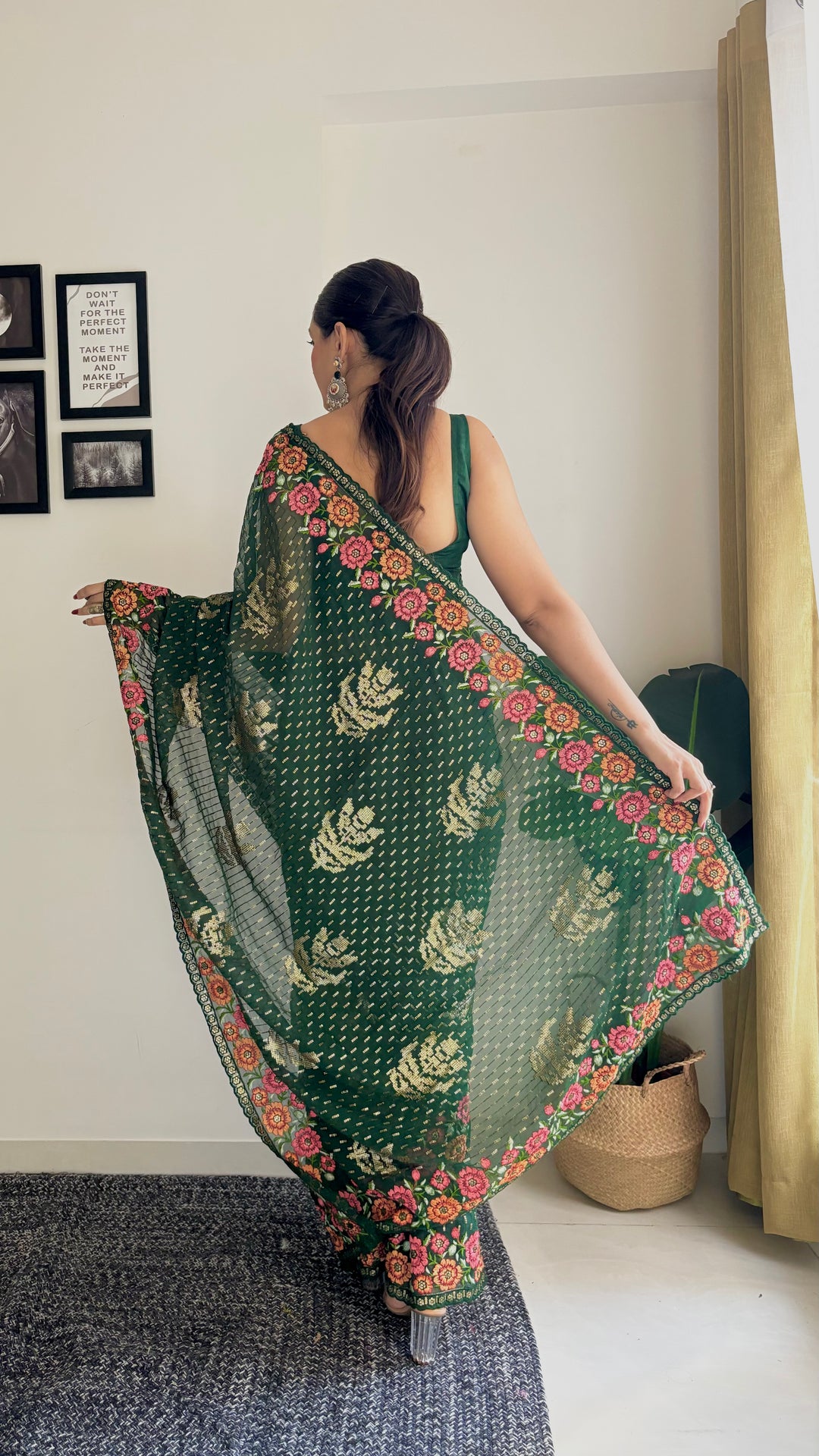 Stunning Georgette Saree with | Crafted for Timeless Elegance