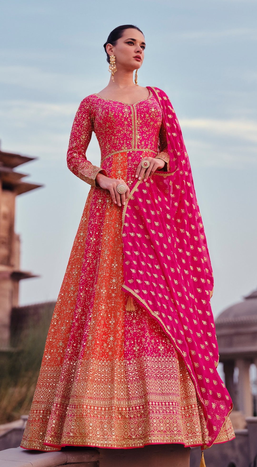 Luxurious Georgette Salwar Kameez with Fine Embroidery | Trendy Ethnic Wear for Women