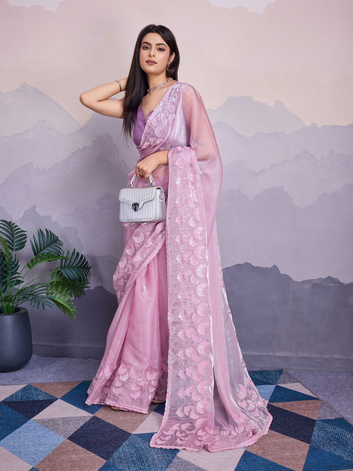 Stunning Jimmi Silk Saree with Blouse | Elegance Redefined for Weddings