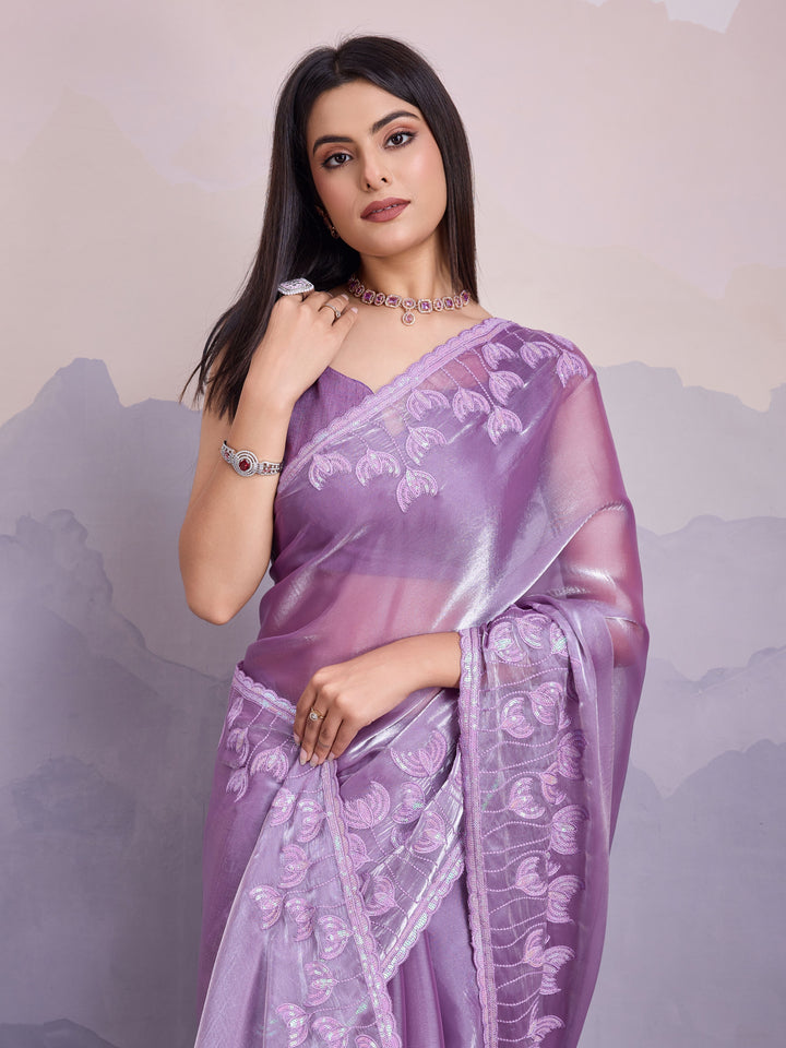 Stunning Jimmi Silk Saree with Blouse | Elegance Redefined for Weddings