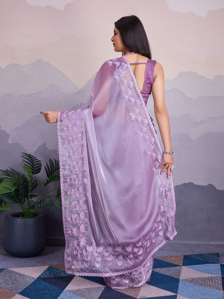 Stunning Jimmi Silk Saree with Blouse | Elegance Redefined for Weddings