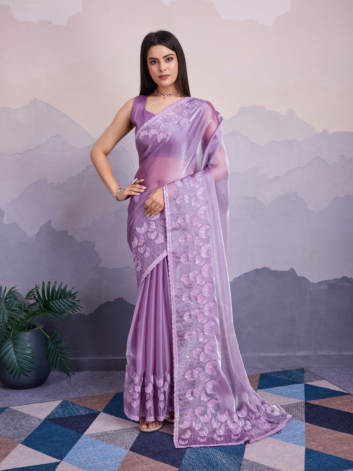 Stunning Jimmi Silk Saree with Blouse | Elegance Redefined for Weddings