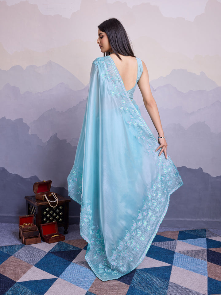 Stunning Jimmi Silk Saree with Blouse | Elegance Redefined for Weddings