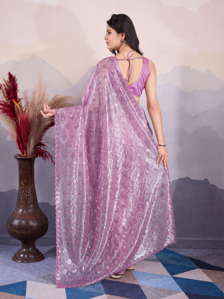 Stunning Twill Net Saree with | Unmatched Beauty for Grand Occasions