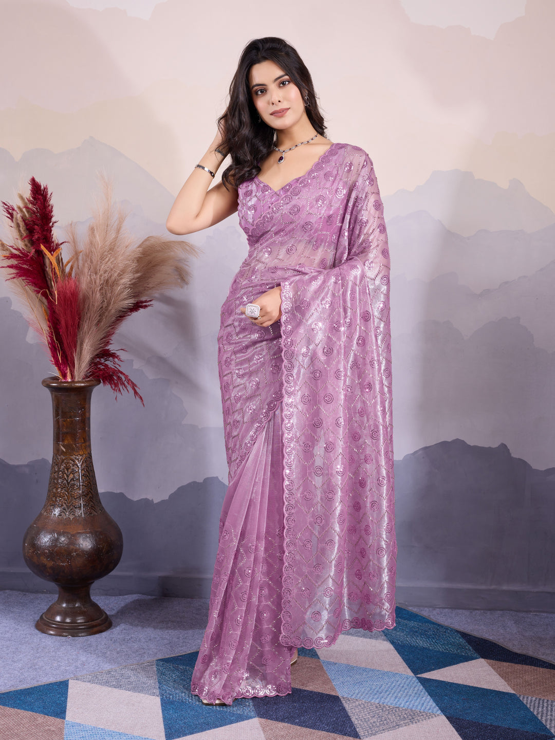 Stunning Twill Net Saree with | Unmatched Beauty for Grand Occasions