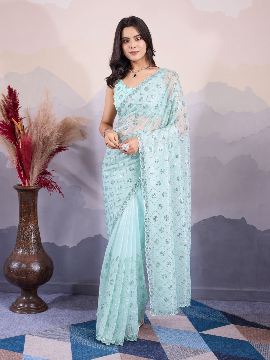 Stunning Twill Net Saree with | Unmatched Beauty for Grand Occasions