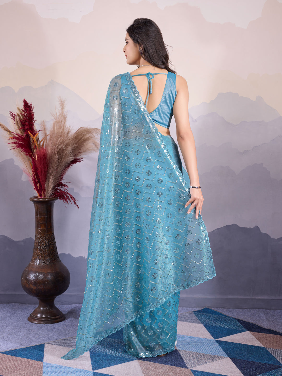 Stunning Twill Net Saree with | Unmatched Beauty for Grand Occasions