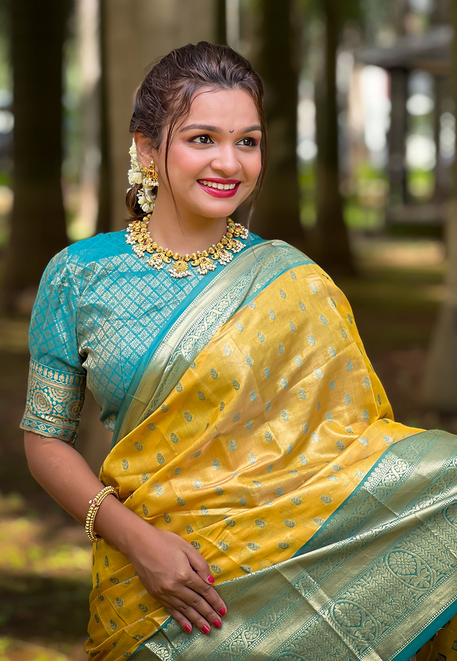 Tissue Silk Saree | Lightweight and Comfortable Saree with Premium Work