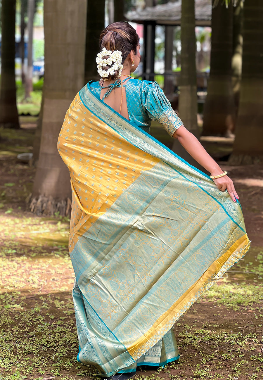 Tissue Silk Saree | Lightweight and Comfortable Saree with Premium Work