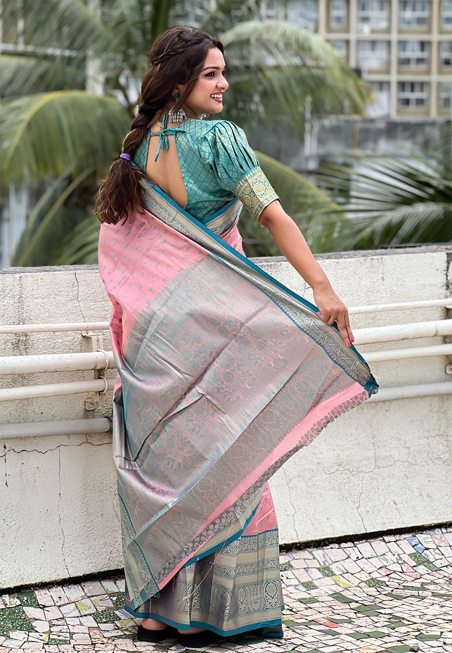 Tissue Silk Saree | Lightweight and Comfortable Saree with Premium Work