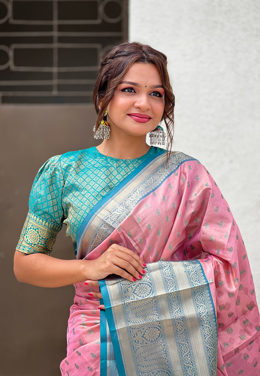 Tissue Silk Saree | Lightweight and Comfortable Saree with Premium Work