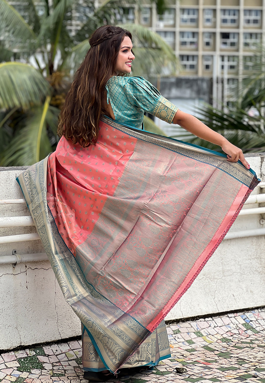 Tissue Silk Saree | Lightweight and Comfortable Saree with Premium Work