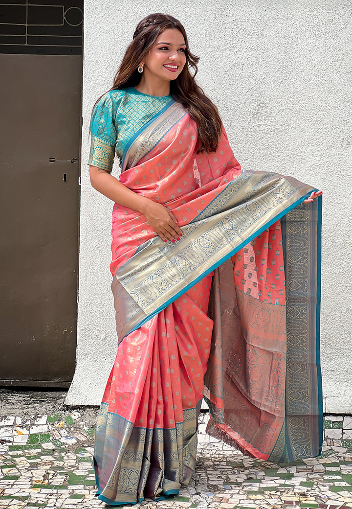 Tissue Silk Saree | Lightweight and Comfortable Saree with Premium Work