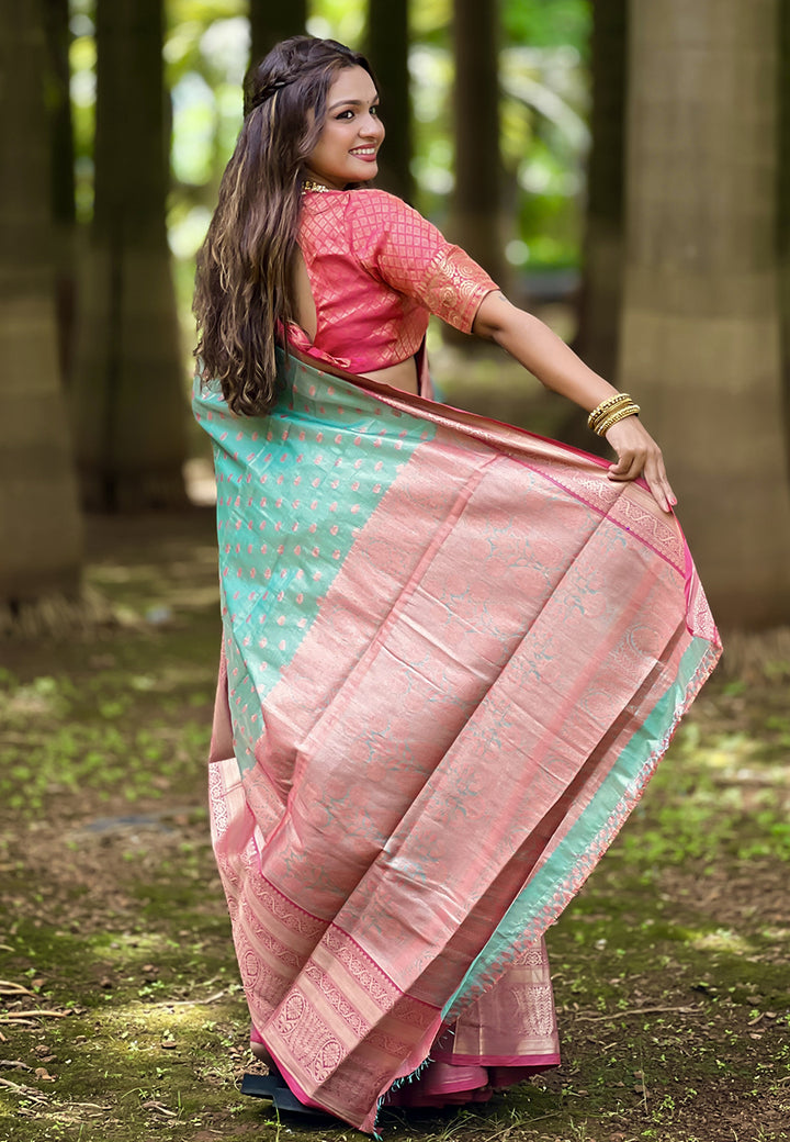 Tissue Silk Saree | Lightweight and Comfortable Saree with Premium Work