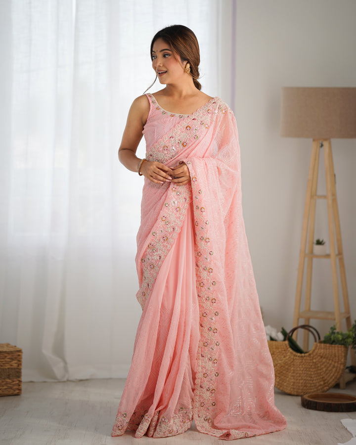 Stunning Georgette Saree | Elegance Redefined for Weddings