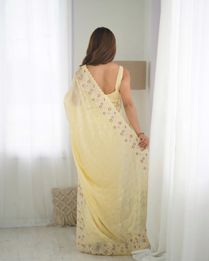 Stunning Georgette Saree | Elegance Redefined for Weddings