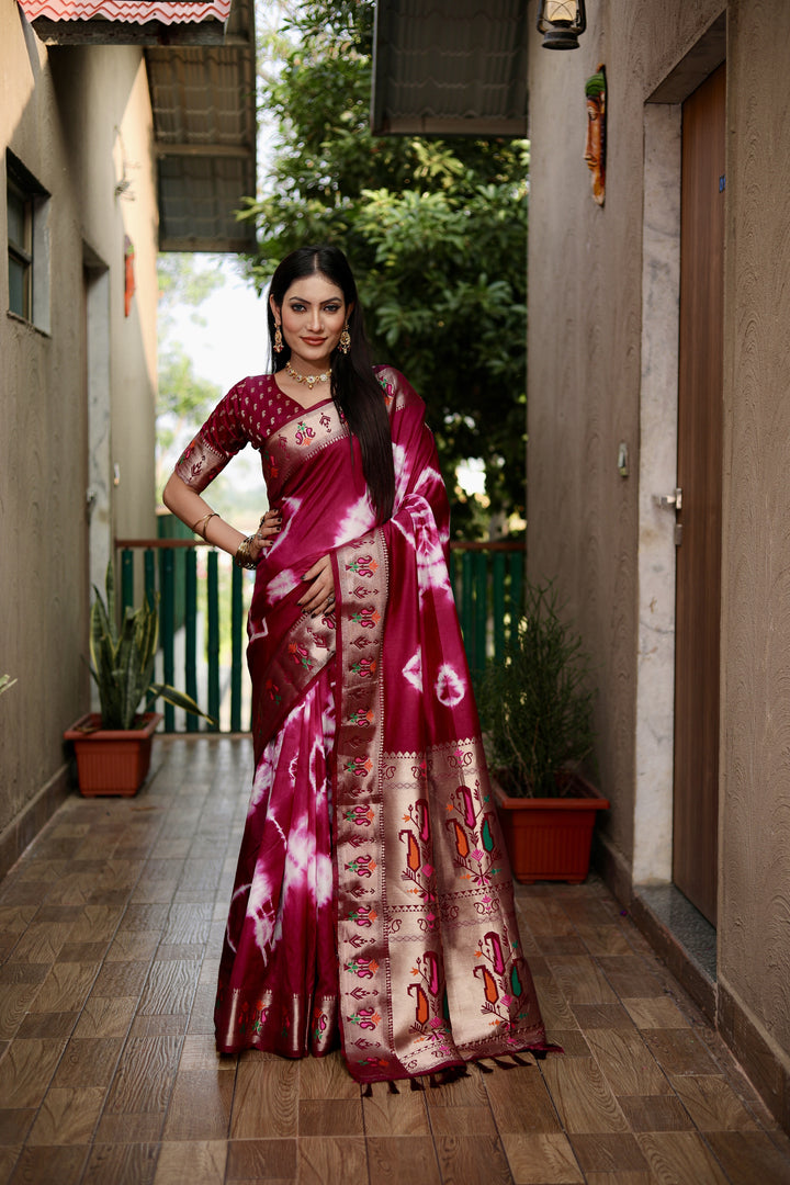 Paithani Silk Saree | Ideal for Weddings and Festive Wear with Premium Work