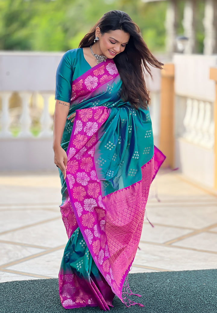 Designer Soft Silk  Saree | Beautified with Weaving Dual Jari Designer Work