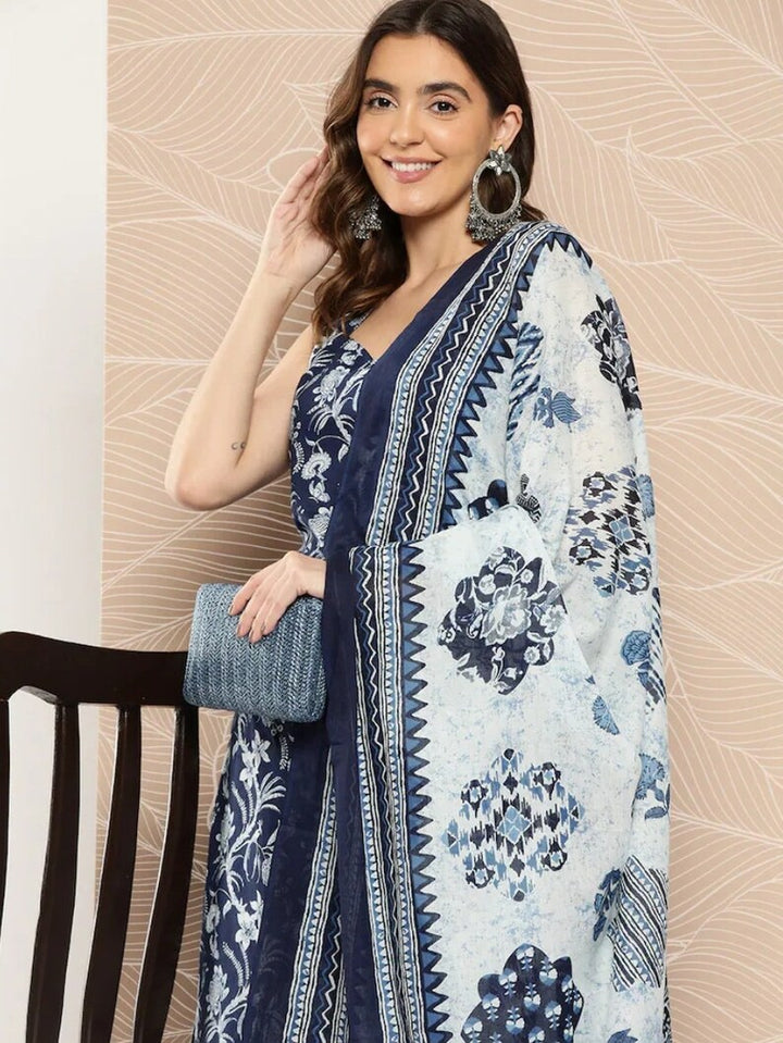 Printed Salwar Kameez in Soft Viscose Fabric | Elegant Ethnic Wear for Women