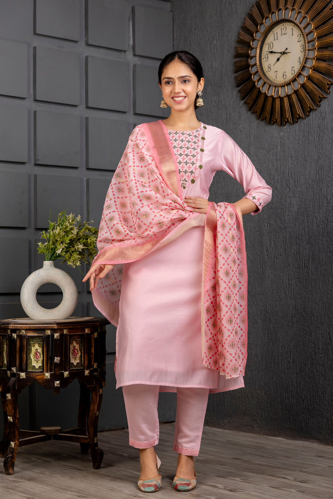 Graceful Viscose Salwar Kameez with design Printed Dupatta | Elegant Traditional Wear