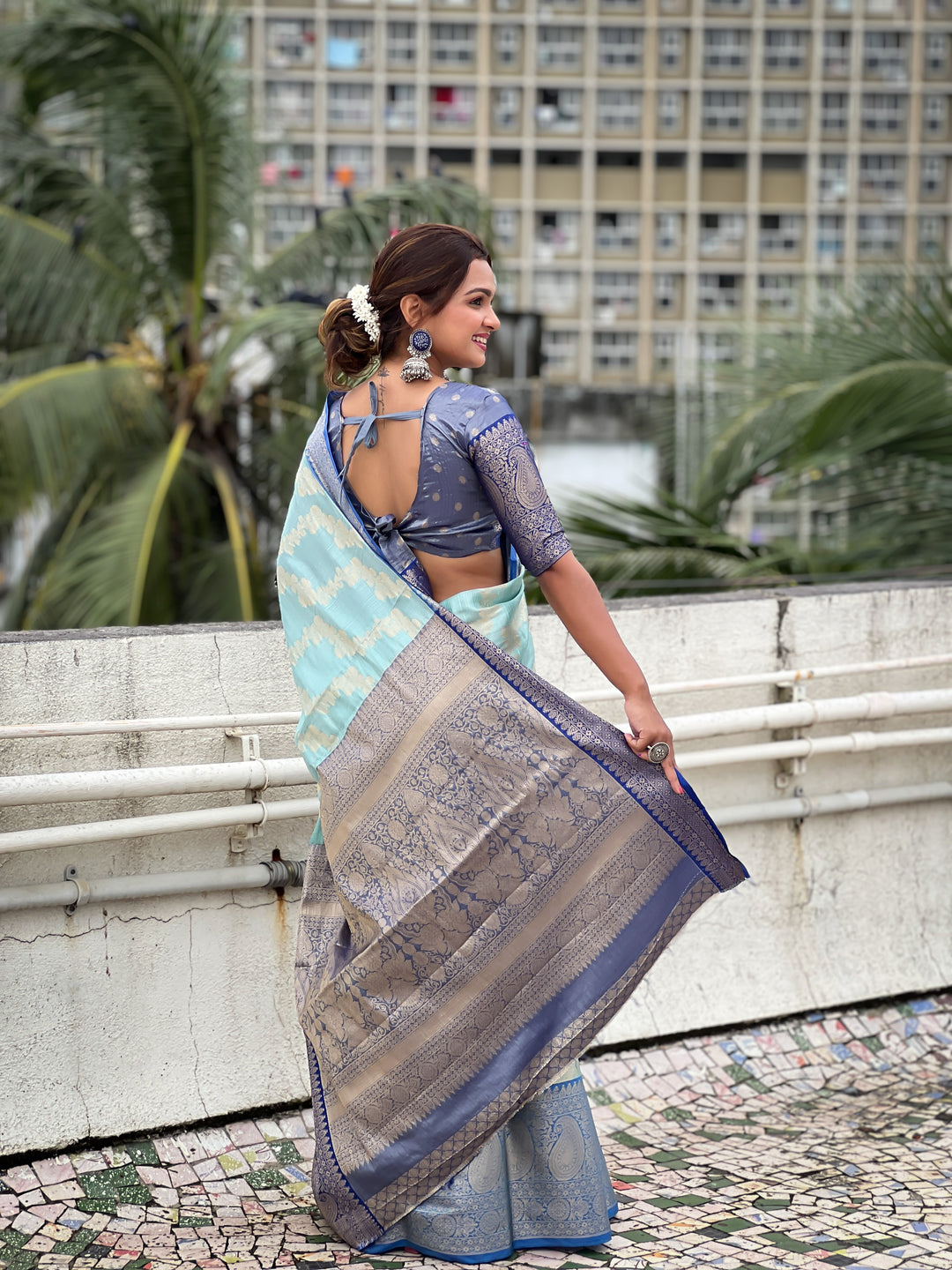 Elegant Tissue Silk Saree | Perfect Weaving Jari Designer Work