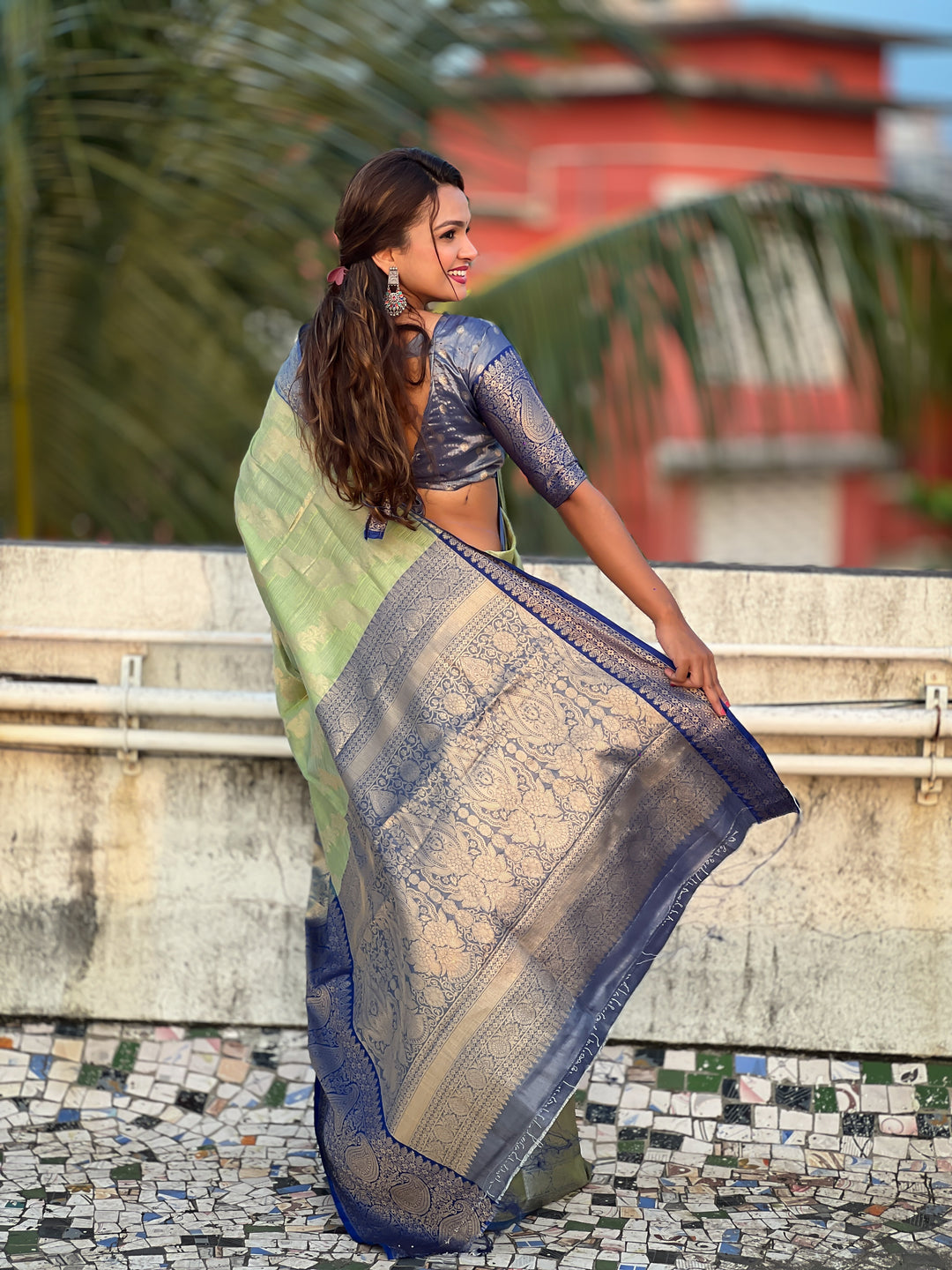 Elegant Tissue Silk Saree | Perfect Weaving Jari Designer Work