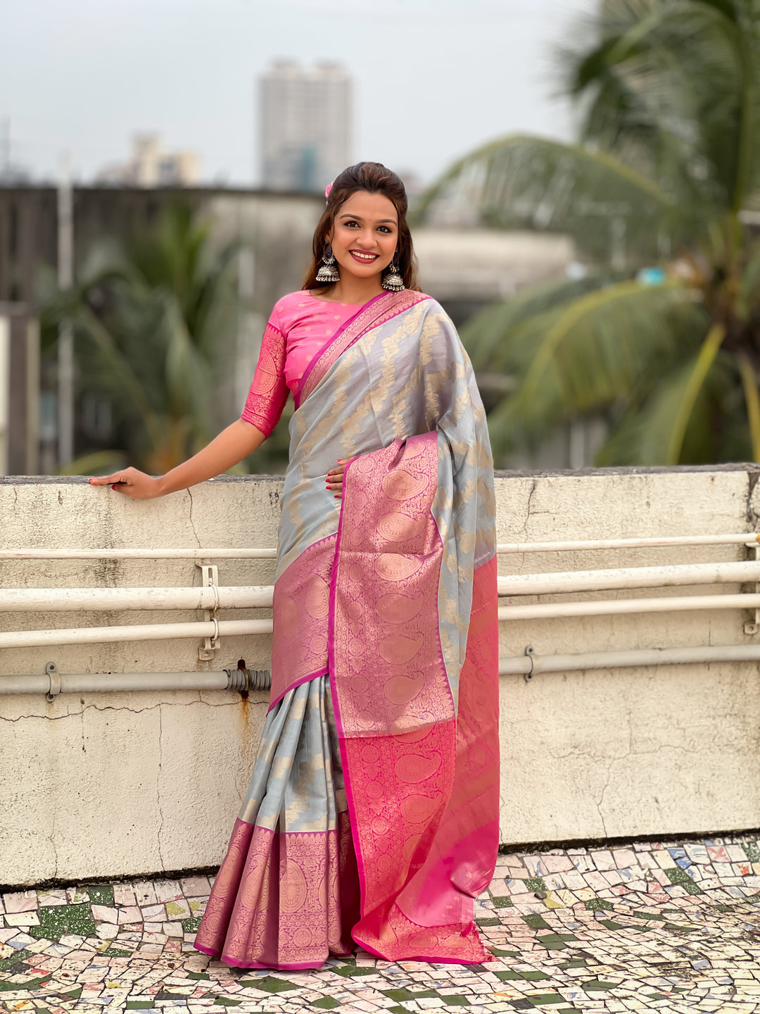 Elegant Tissue Silk Saree | Perfect Weaving Jari Designer Work