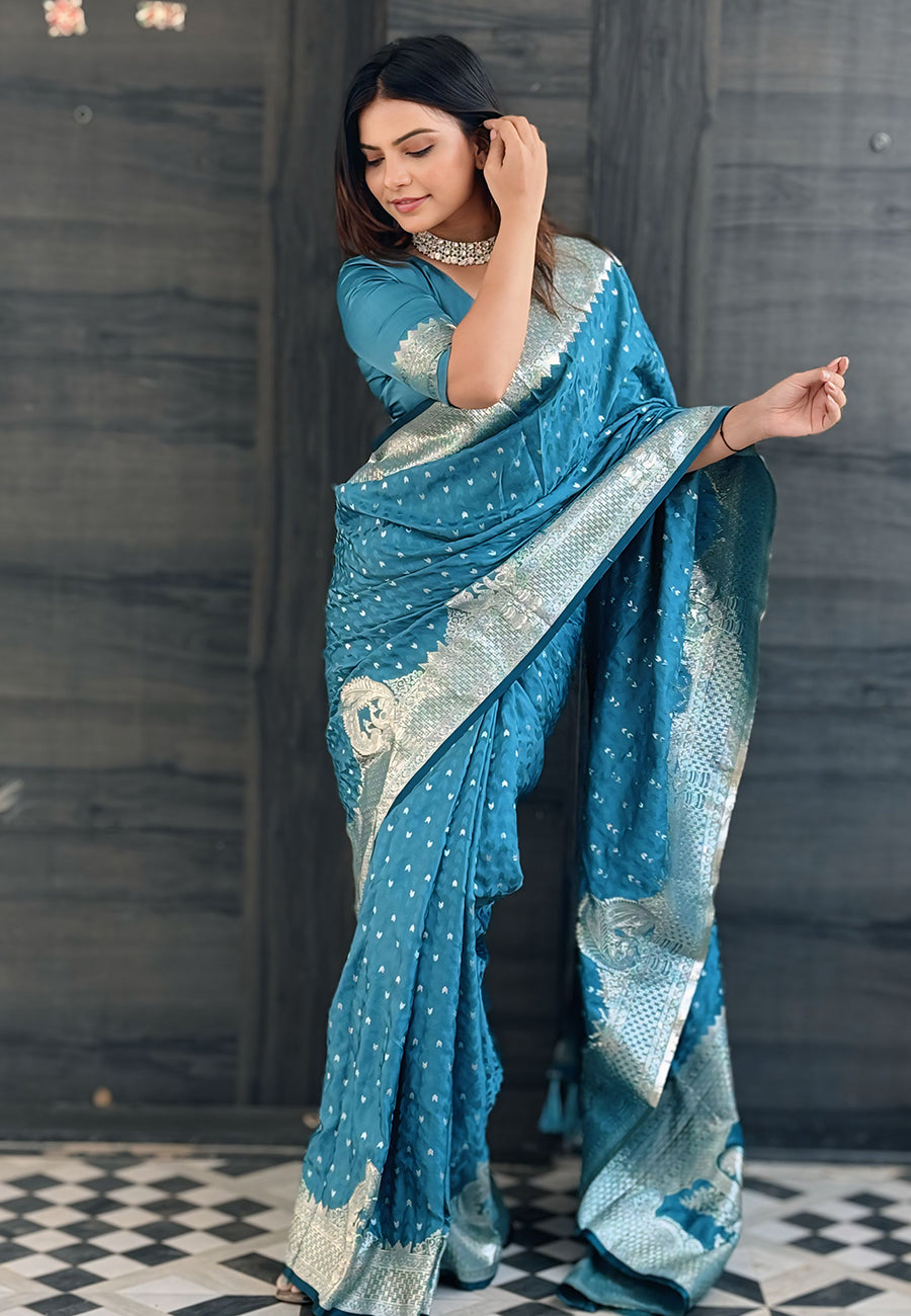 Stunning Banarasi Silk Saree | Crafted for Timeless Elegance