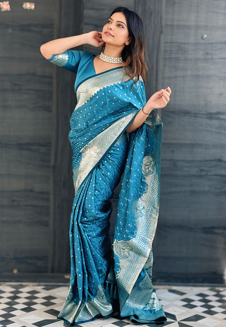 Stunning Banarasi Silk Saree | Crafted for Timeless Elegance