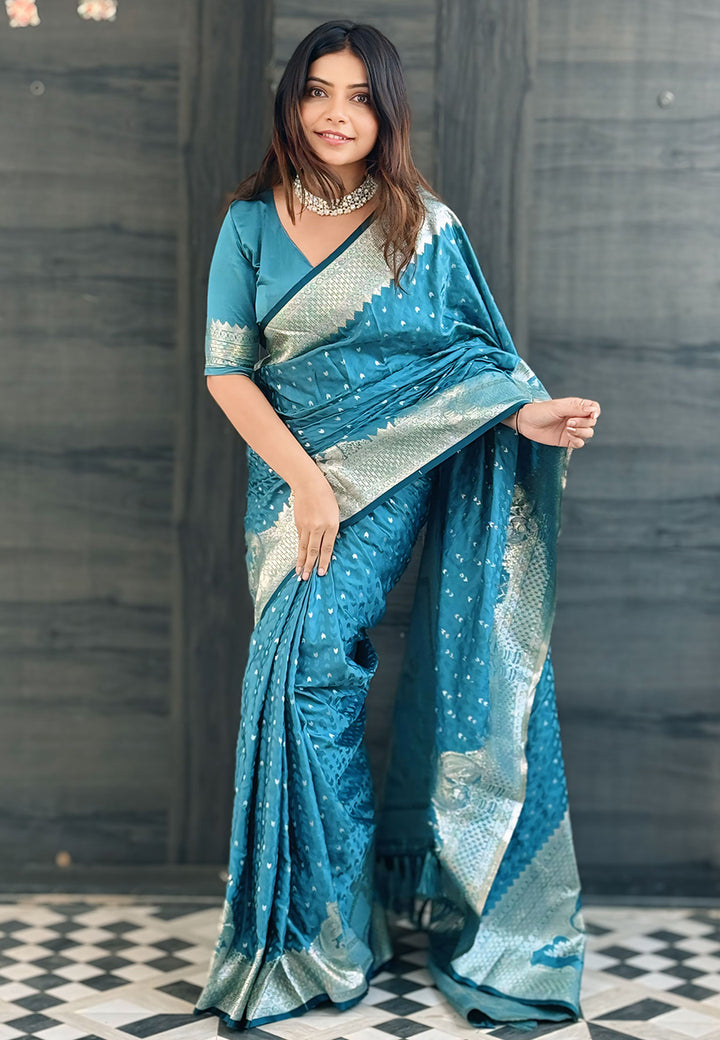 Stunning Banarasi Silk Saree | Crafted for Timeless Elegance