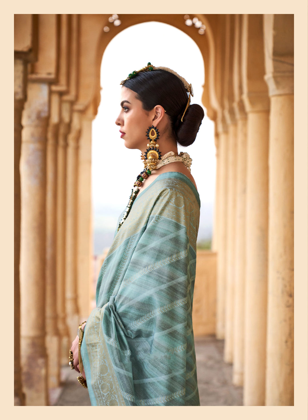 Stunning Viscose Silk Saree | The Perfect Ethnic Statement Piece