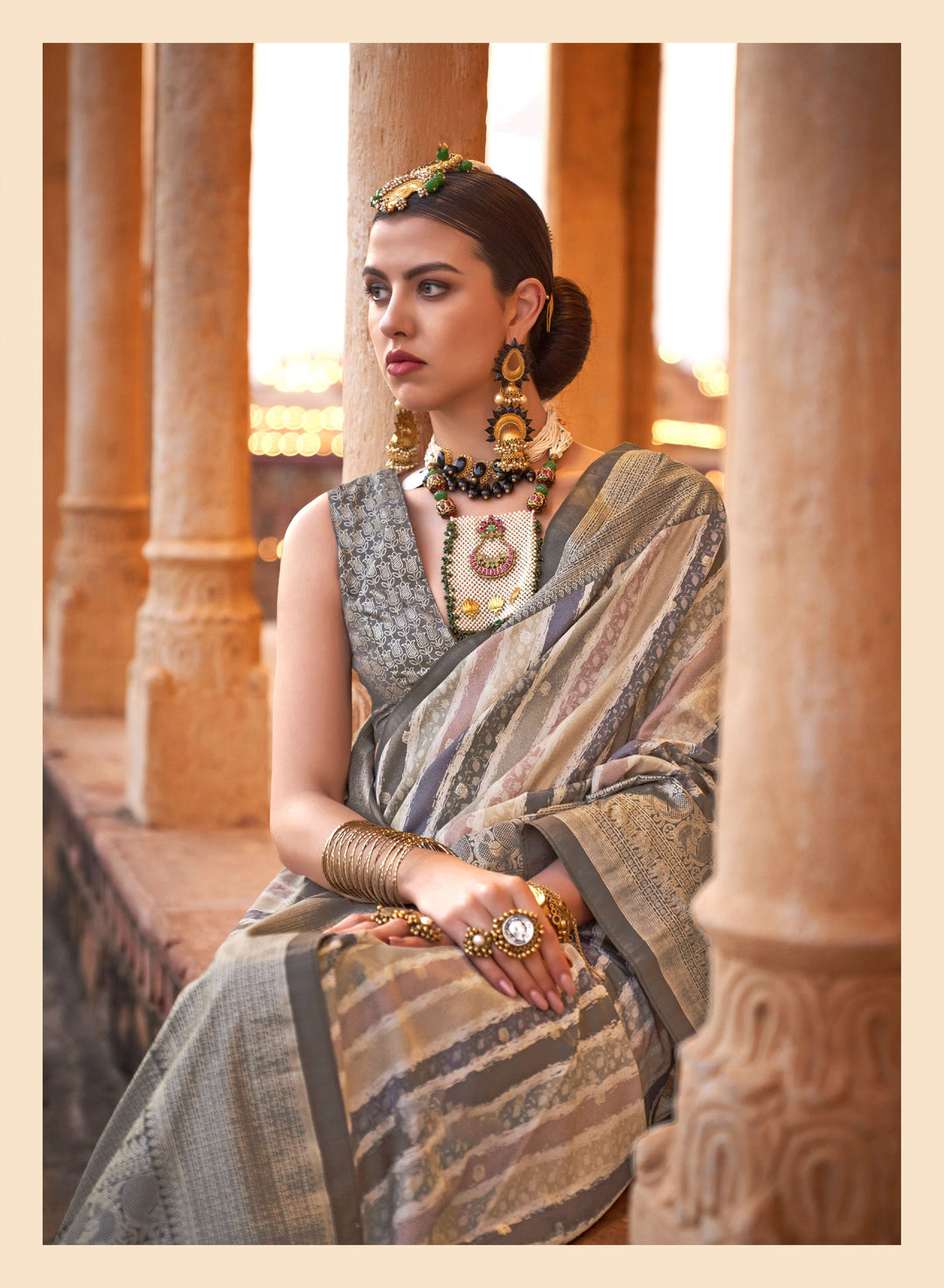 Stunning Viscose Silk Saree | The Perfect Ethnic Statement Piec